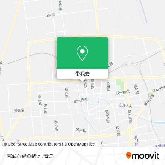 启军石锅鱼烤肉地图