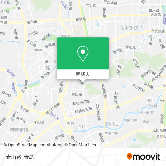 青山路地图