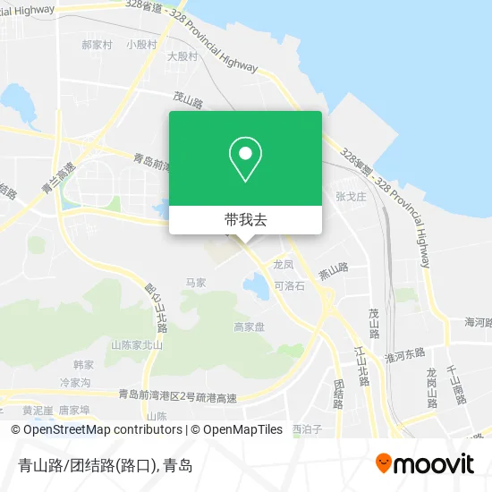 青山路/团结路(路口)地图