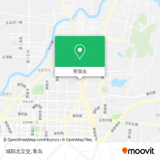 城阳北立交地图