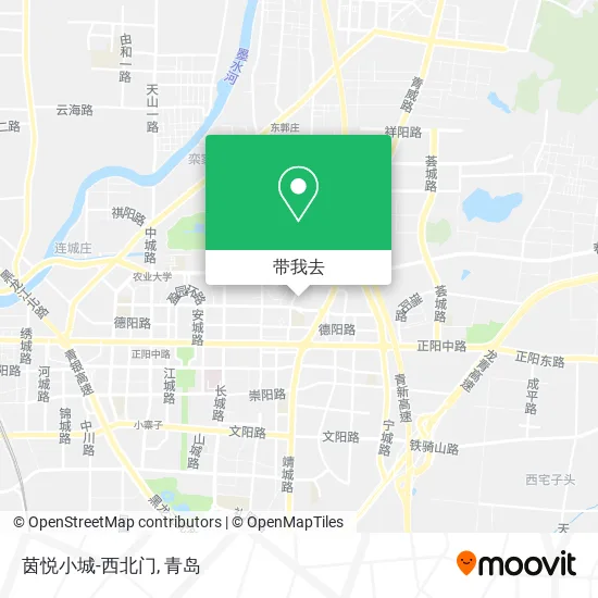 茵悦小城-西北门地图