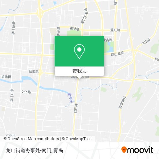龙山街道办事处-南门地图