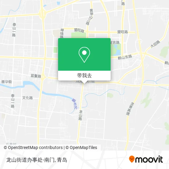 龙山街道办事处-南门地图