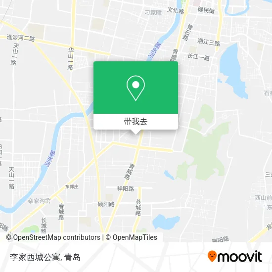 李家西城公寓地图