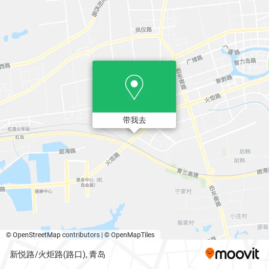 新悦路/火炬路(路口)地图