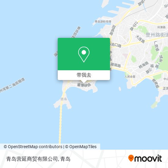 青岛营延商贸有限公司地图