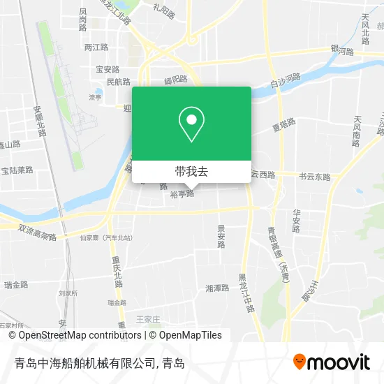 青岛中海船舶机械有限公司地图
