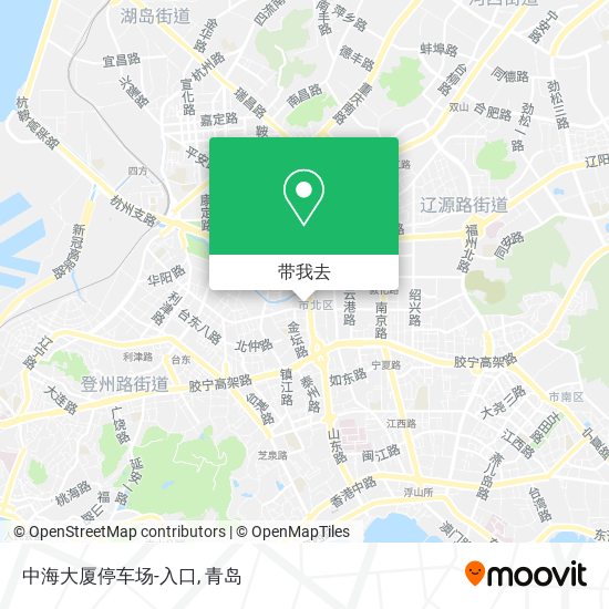 中海大厦停车场-入口地图