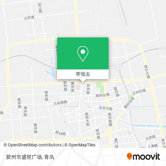 胶州市盛世广场地图