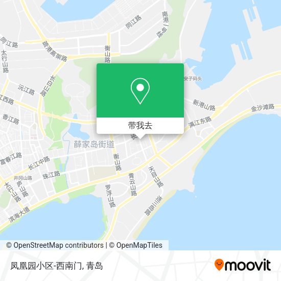 凤凰园小区-西南门地图