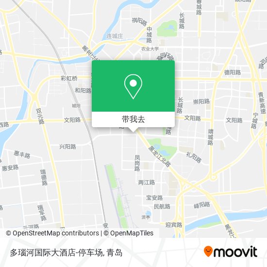 多瑙河国际大酒店-停车场地图