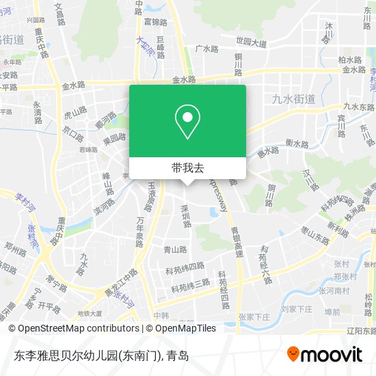 东李雅思贝尔幼儿园(东南门)地图