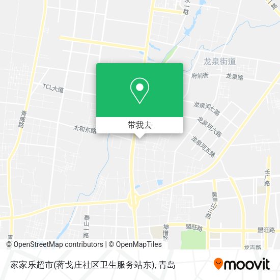 家家乐超市(蒋戈庄社区卫生服务站东)地图