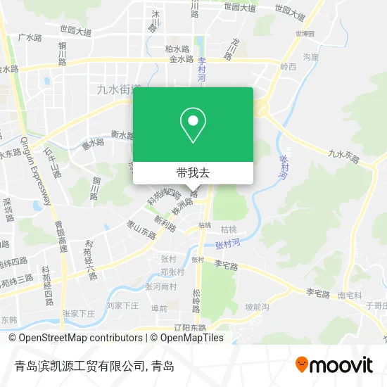 青岛滨凯源工贸有限公司地图