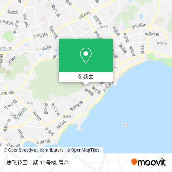 建飞花园二期-10号楼地图