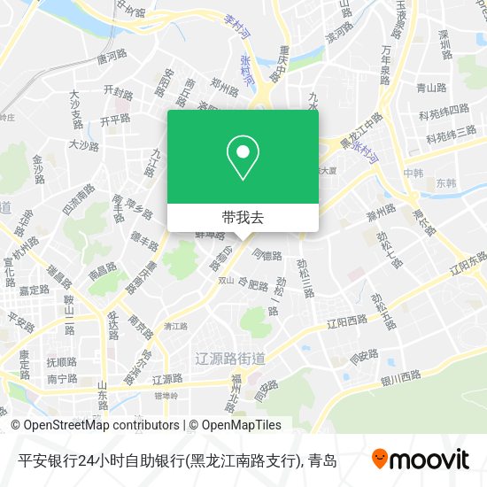 平安银行24小时自助银行(黑龙江南路支行)地图