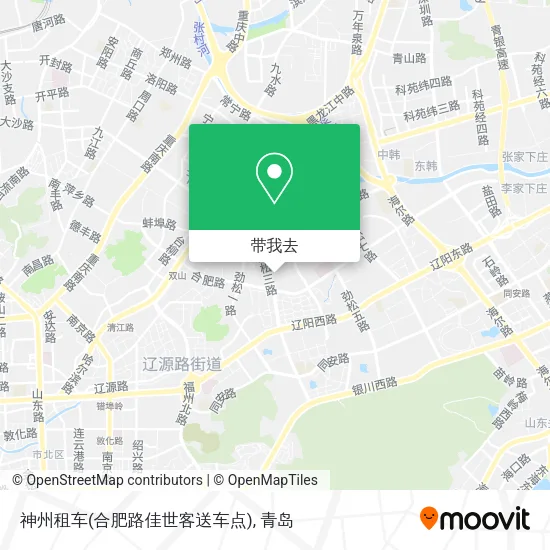 神州租车(合肥路佳世客送车点)地图