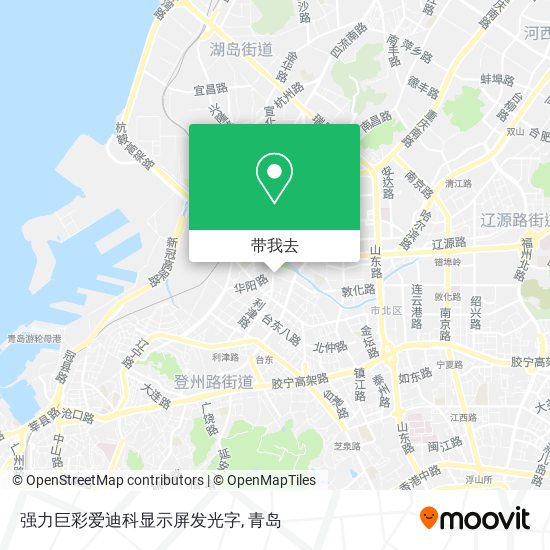 强力巨彩爱迪科显示屏发光字地图