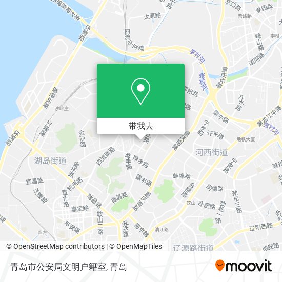 青岛市公安局文明户籍室地图