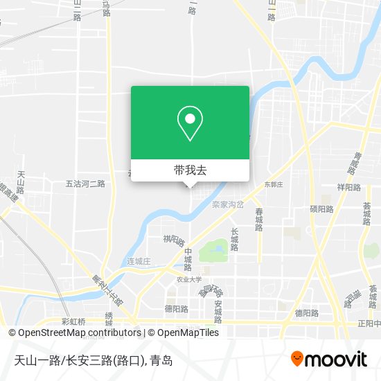 天山一路/长安三路(路口)地图