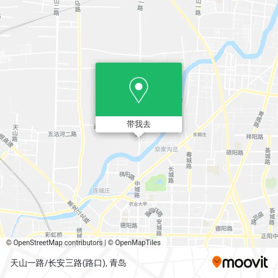 天山一路/长安三路(路口)地图