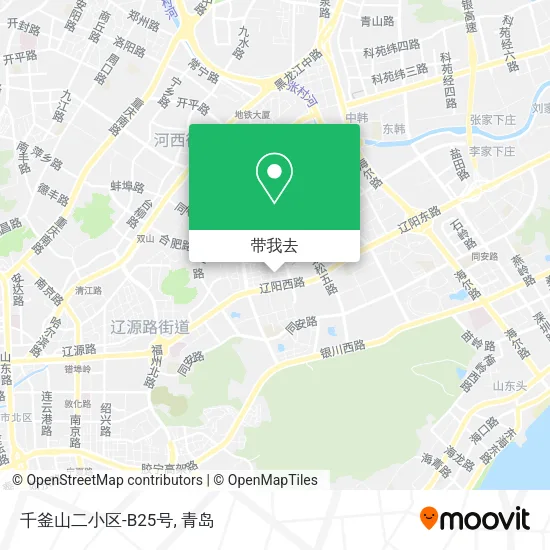 千釜山二小区-B25号地图