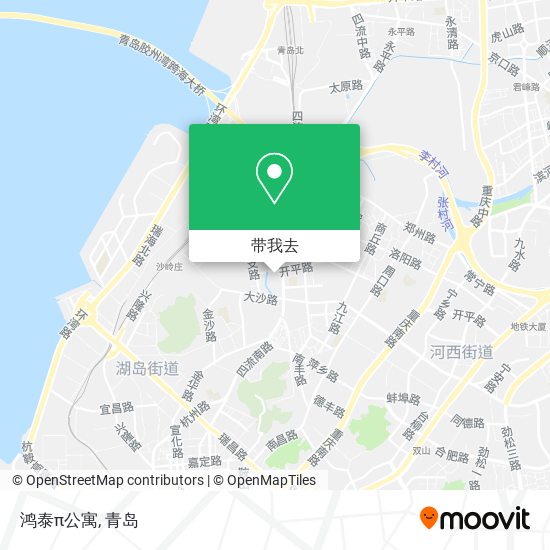 鸿泰π公寓地图