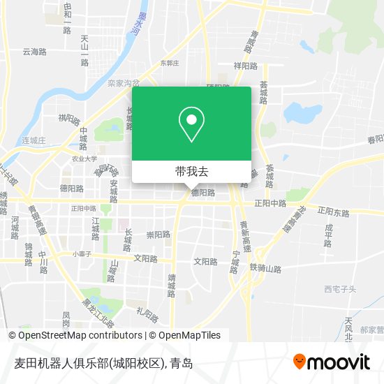 麦田机器人俱乐部(城阳校区)地图
