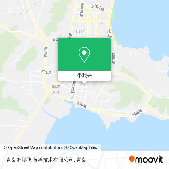 青岛罗博飞海洋技术有限公司地图