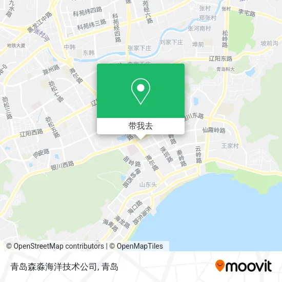 青岛森淼海洋技术公司地图