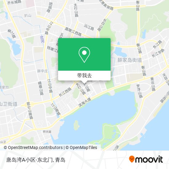 唐岛湾A小区-东北门地图