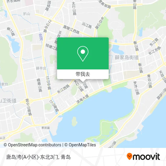 唐岛湾(A小区)-东北3门地图