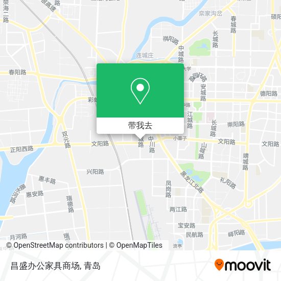 昌盛办公家具商场地图