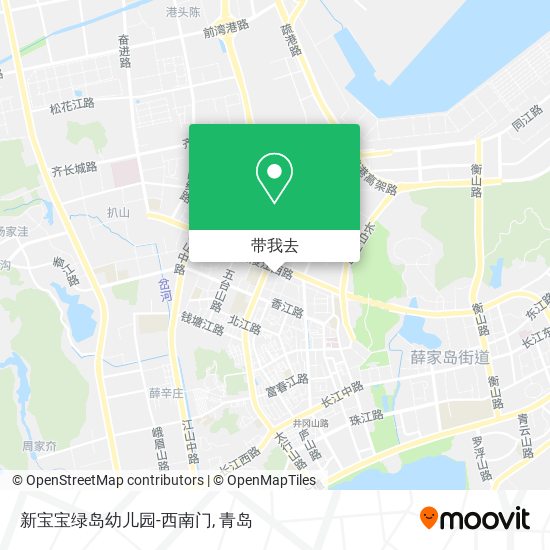 新宝宝绿岛幼儿园-西南门地图