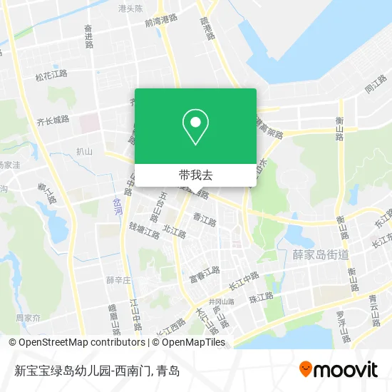 新宝宝绿岛幼儿园-西南门地图