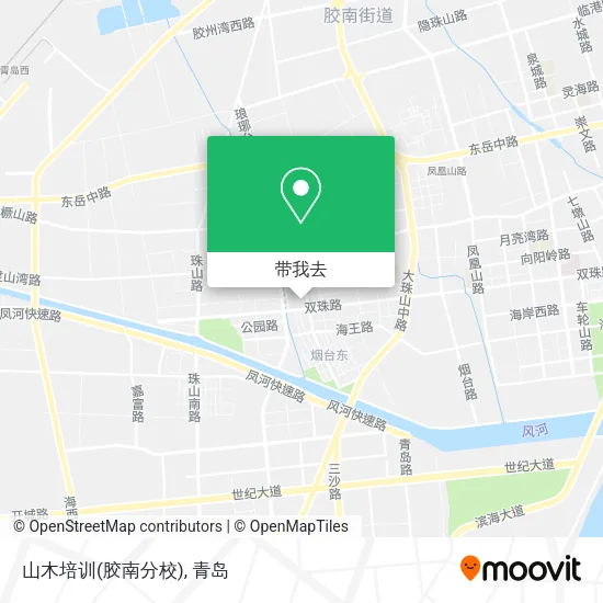 山木培训(胶南分校)地图