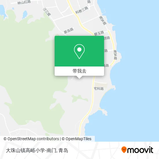 大珠山镇高峪小学-南门地图