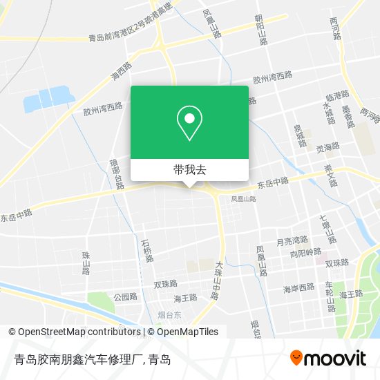 青岛胶南朋鑫汽车修理厂地图