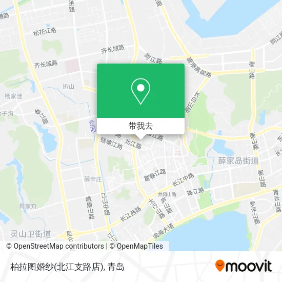 柏拉图婚纱(北江支路店)地图