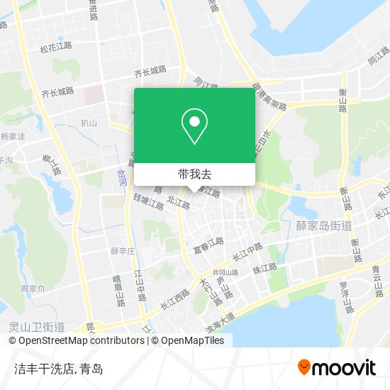 洁丰干洗店地图