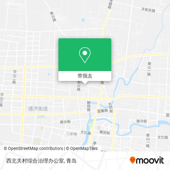 西北关村综合治理办公室地图