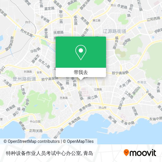 特种设备作业人员考试中心办公室地图