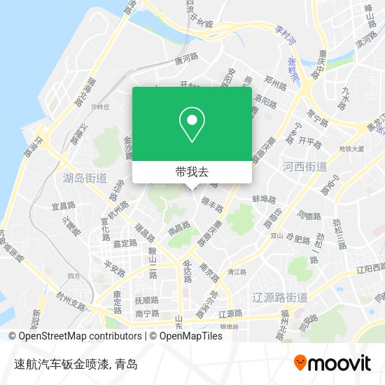 速航汽车钣金喷漆地图