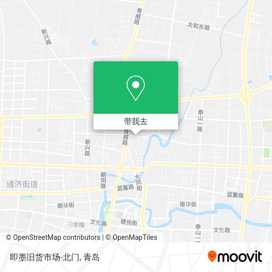 即墨旧货市场-北门地图