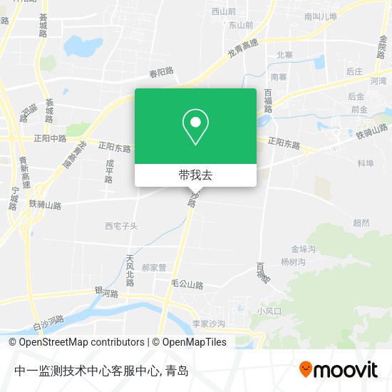 中一监测技术中心客服中心地图