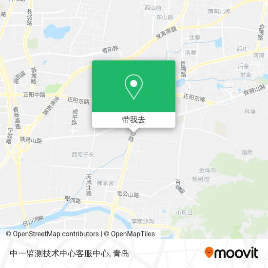 中一监测技术中心客服中心地图
