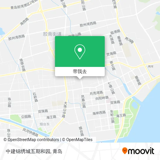 中建锦绣城五期和园地图