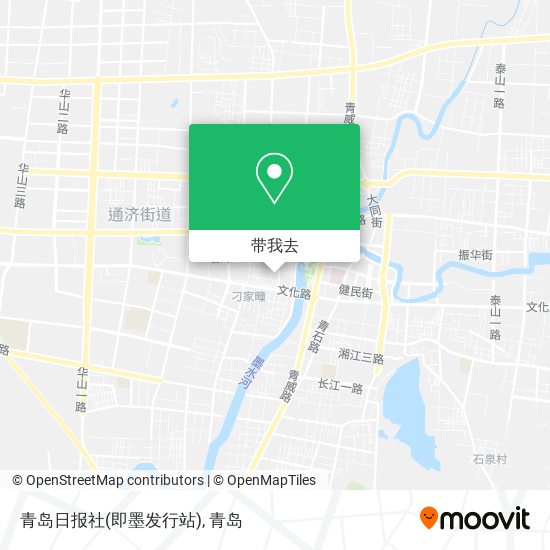 青岛日报社(即墨发行站)地图