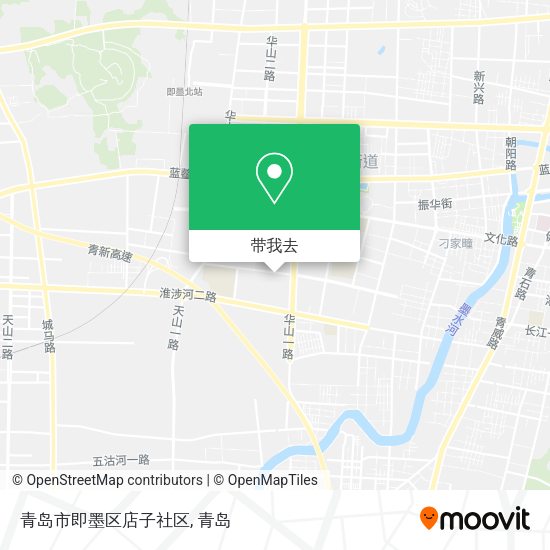 青岛市即墨区店子社区地图