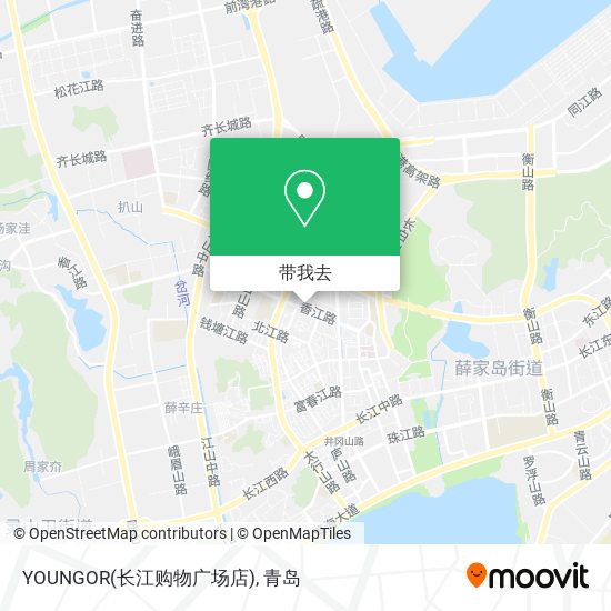 YOUNGOR(长江购物广场店)地图